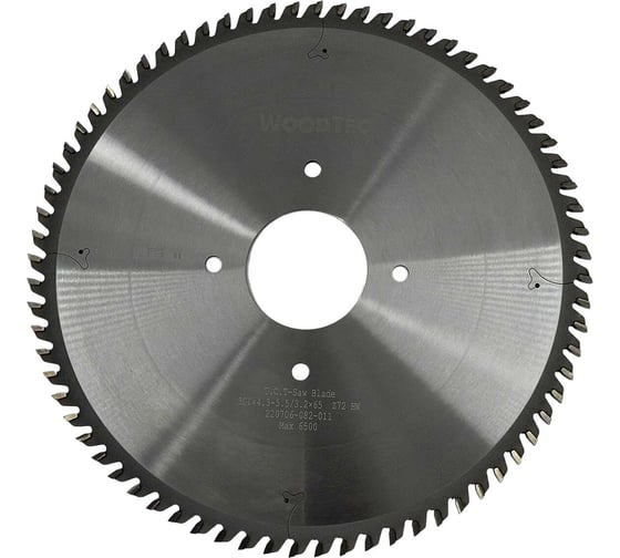 Изображение товара Пила подрезная коническая 300x4.3-5.5/3.2x65 мм, Z72 Woodtec ВИ 343333