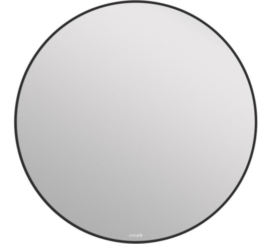Изображение товара Зеркало Cersanit ECLIPSE smart 100x100 с подсветкой круглое в черной рамке 64198