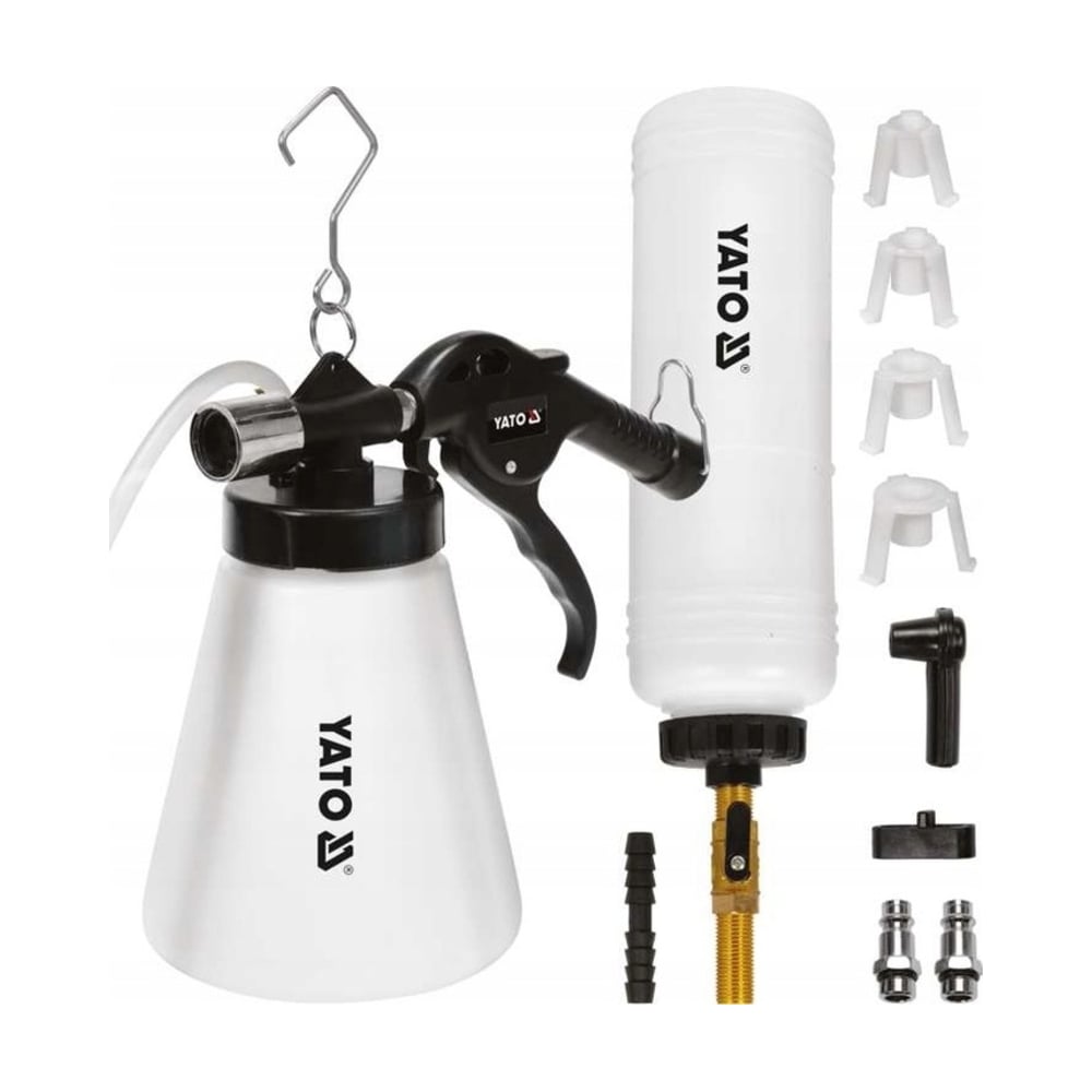 Изображение товара Пневматический набор для прокачки тормозной жидкости YATO YT-06835