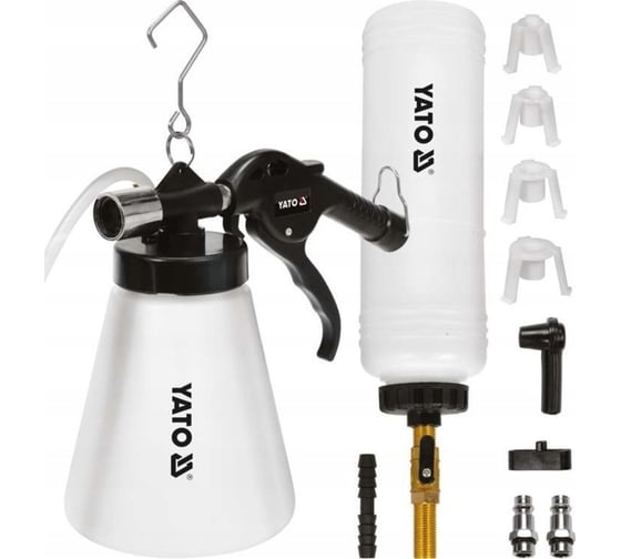 Изображение товара Пневматический набор для прокачки тормозной жидкости YATO YT-06835