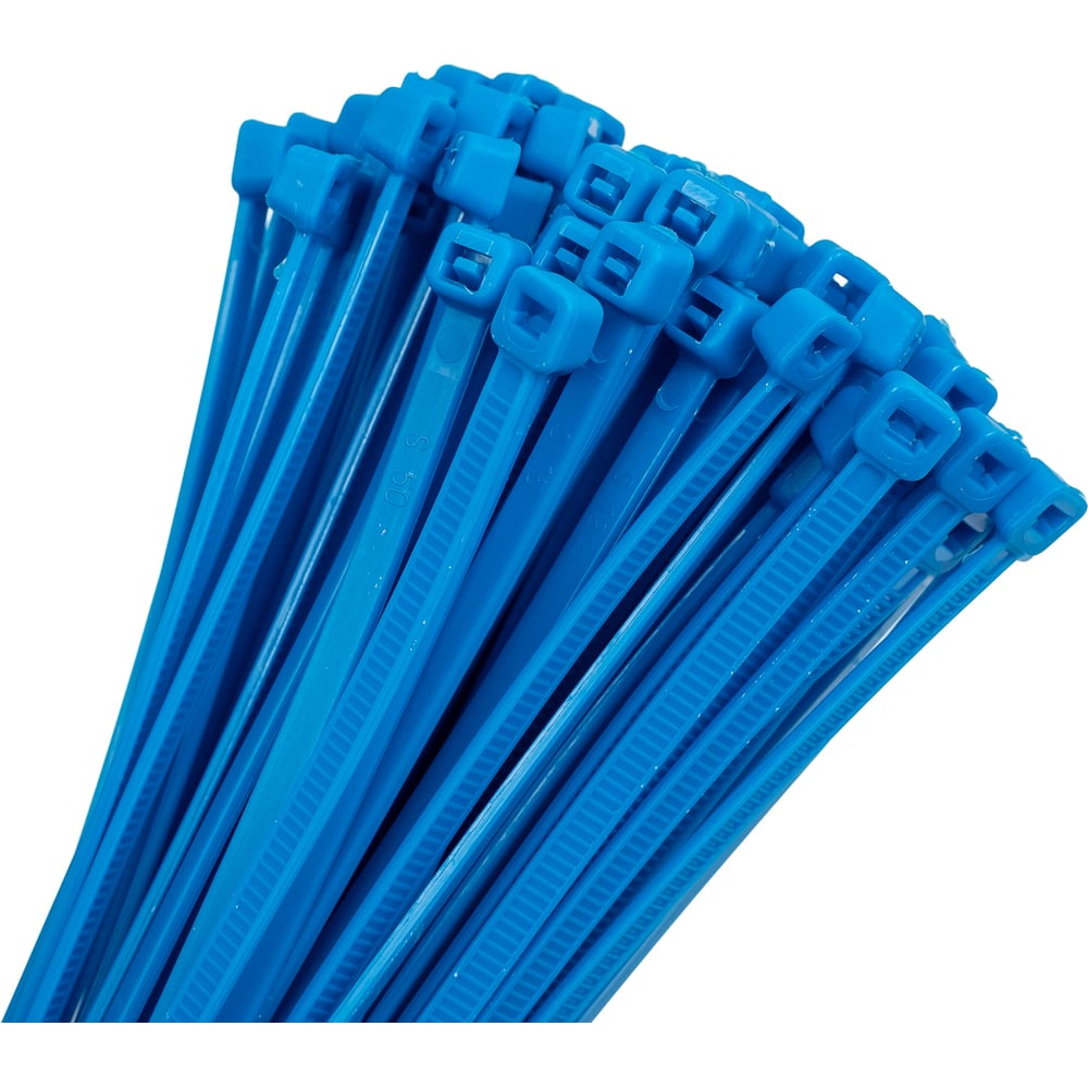 Изображение товара Нейлоновый хомут Зубр МАСТЕР синий 3,6 мм 200 мм 100 шт