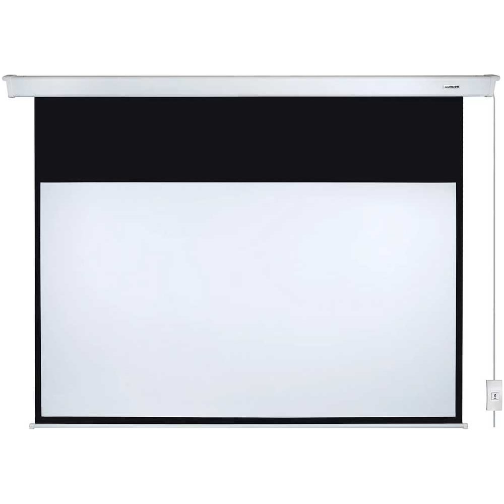 Изображение товара Экран с электроприводом Master Control Lumien 183х200 см (раб.область 109х194 см) (88") Matte White FiberGlass черн. кайм \3\ 121501 Изображение товара Экран с электроприводом Master Control Lumien 183х200 см (раб.область 109х194 см) (88") Matte White FiberGlass черн. кайм \3\ 121501