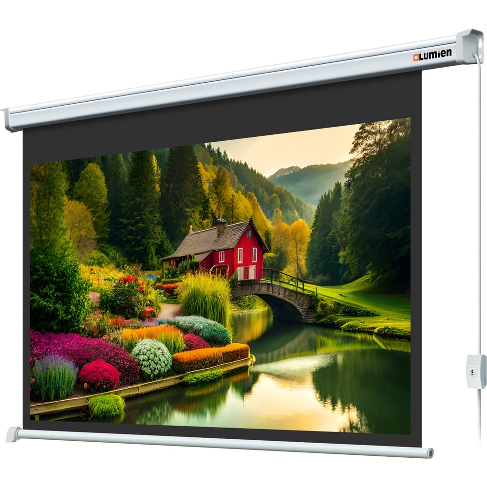 Изображение товара Экран с электроприводом Lumien LMC-100213 163x220 см High Contrast белый