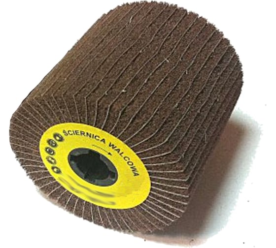 Изображение товара Валик шлифовальный лепестковый KOMBI (100х100х19 мм; грубое зерно) GLOB KOMBI100х100х19ГЗ