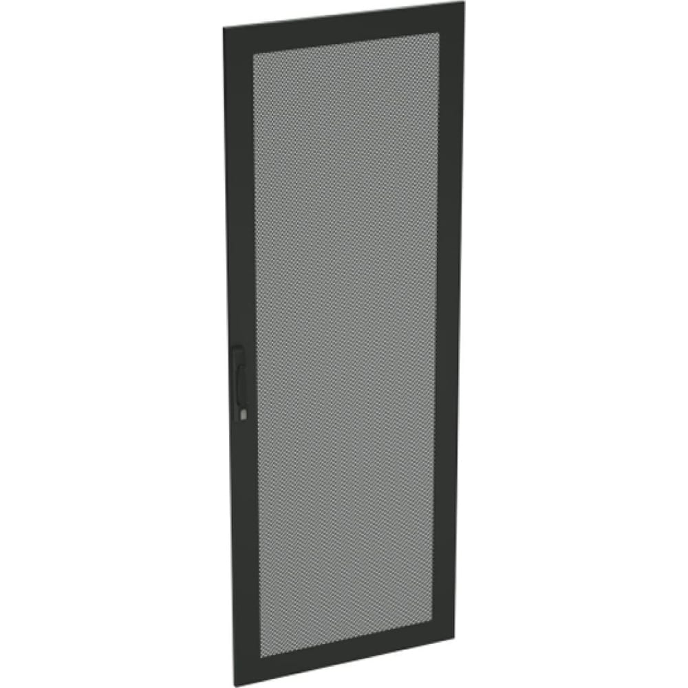 Одностворчатая перфорированная дверь для напольных 19" it-корпусов дкс серии cqe 38u 1800x600, ral9005 DKC