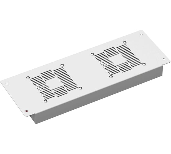 Изображение товара Потолочный модуль DKC 2 вентилятора для крыши навесных 19" it-корпусов дкс серии sti шириной 600мм, ral7035 R5VSIT6002FG