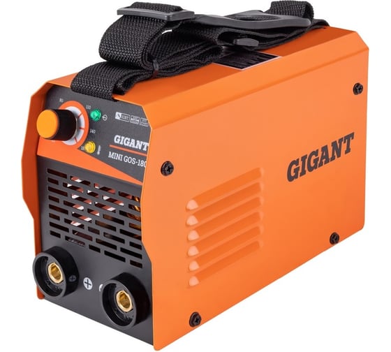 Изображение товара Сварочный инвертор (180 А; кабель 1.5+1.35 м; ПВ 60%) Gigant MMA MINI GOS-180