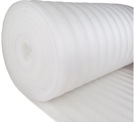 Изображение товара Вспененный полиэтилен НПС Развитие НПЭ, 10 мм, 1.05x25 м, 26.25 кв. м 4620018382255