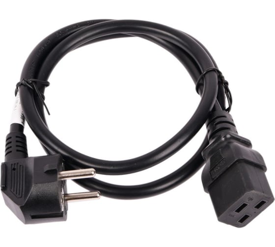 Изображение товара Кабель питания DKC, sсhuko - iec320 c19, 3 м, сечение 3x2,5 мм R5CORDS930