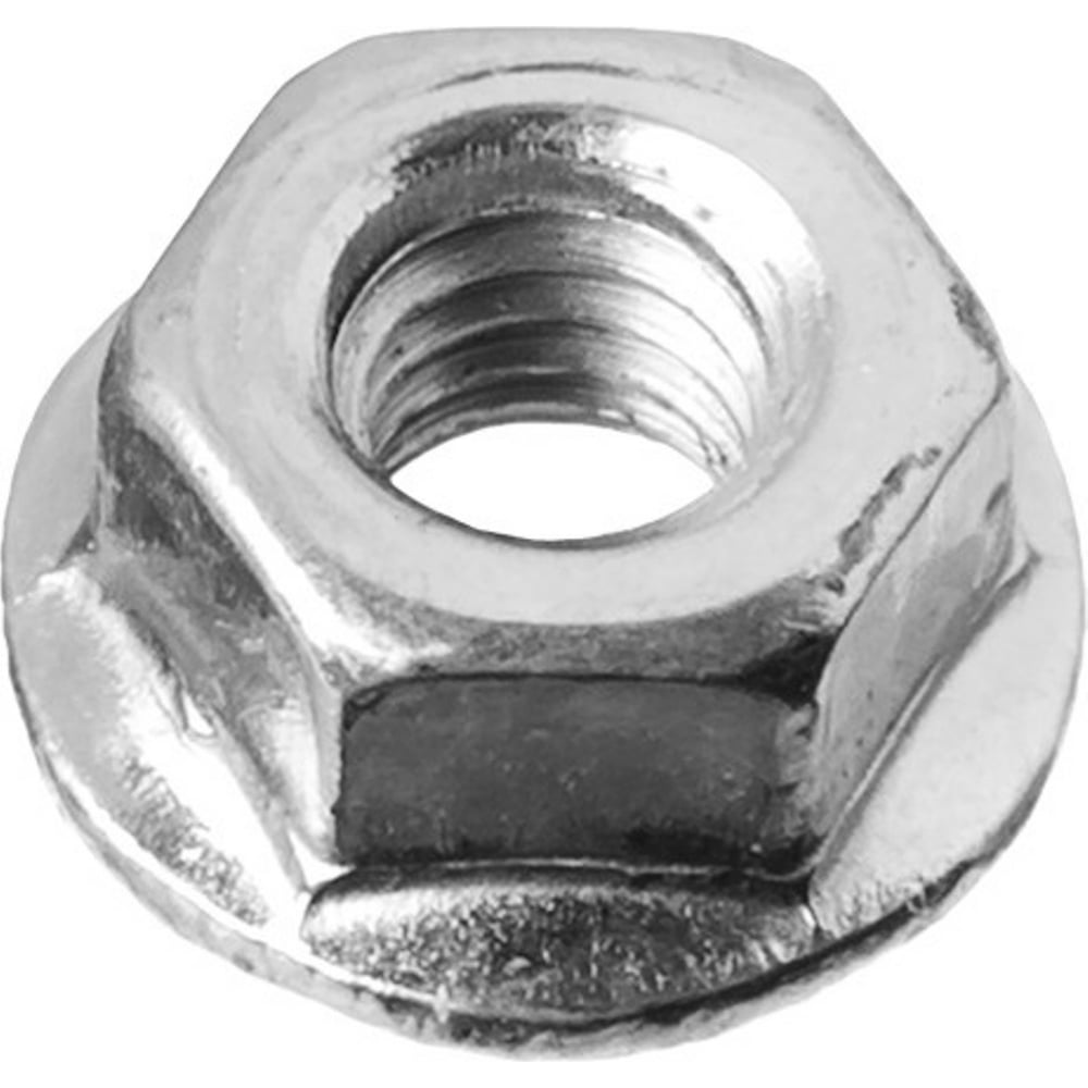 Изображение товара Гайка с фланцем DIN 6923 M4 Зубр 5 кг цинк класс 6