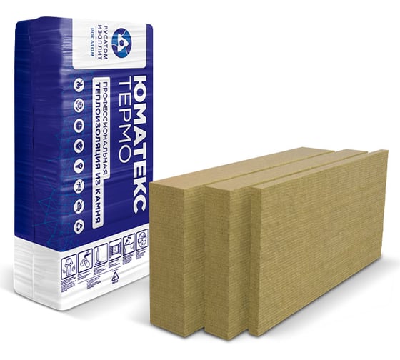 Изображение товара Плита шумопоглощающая ЮМАТЕКС ТЕРМО ssb 4 600x1200x20 мм (12 шт 8,64 м2) 386