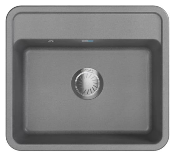 Изображение товара Кухонная мойка GRANULA стандарт кварц ST-5601 графит