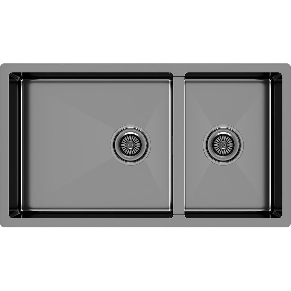 Изображение товара Кухонная мойка Paulmark GERBERG 78/2S UNI из нержавеющей стали 780x440 мм