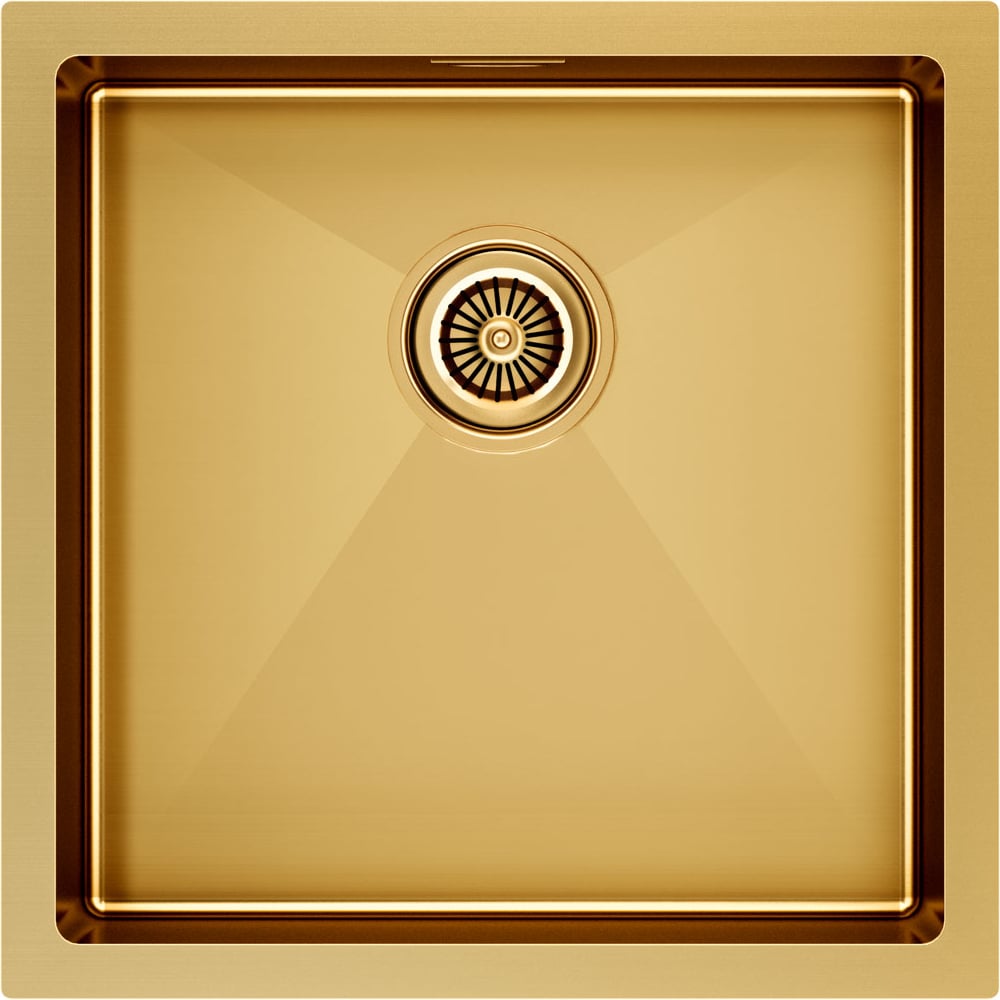 Изображение товара Кухонная мойка Paulmark GERBERG 44 UNI 440х440мм брашированное золото