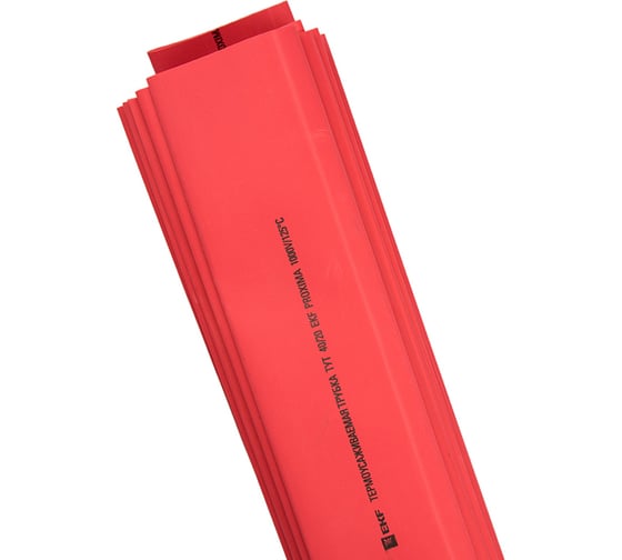 Изображение товара Термоусаживаемая трубка EKF тут нг 25/12,5 красная в отрезках по 1м (50шт.) proxima tut-25-r-1m