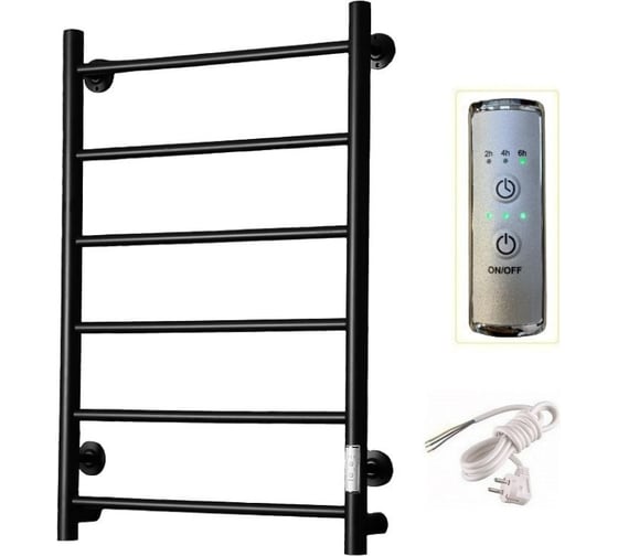 Изображение товара Полотенцесушитель Тругор Аспект Пэк сп 1 80x50, черный матовый ВГП 00292146