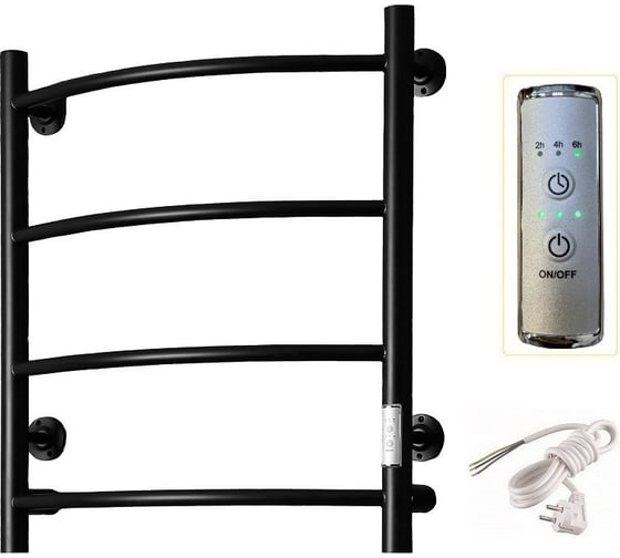 Изображение товара Полотенцесушитель Тругор Пэк сп 5 60x50, черный матовый ВГП 00292141