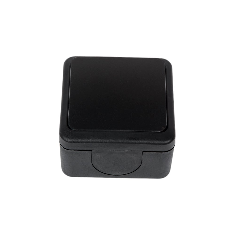 Изображение товара Одноклавишный выключатель NE-AD 10А 250В для освещения черный