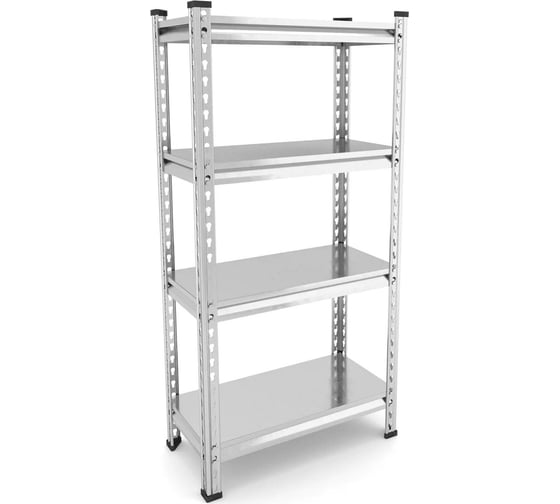 Изображение товара Стеллаж Everest beamy simple-100-30/60/120-4 оцинкованный STBS30/60/120/4Zn