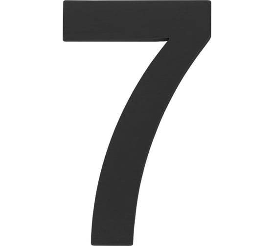 Изображение товара Самоклеящаяся цифра FUARO "7" SS304 (50x30) BL черный 46971