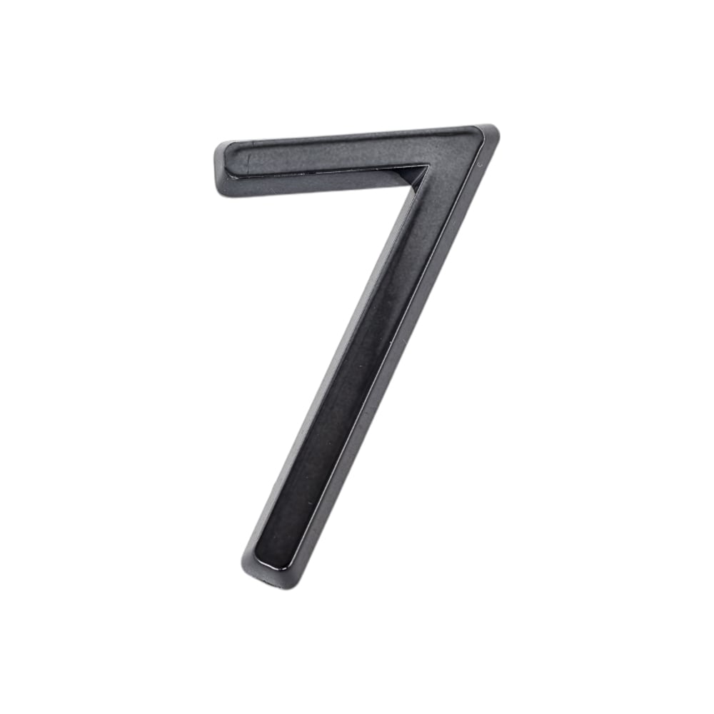 Изображение товара Цифра самоклеющаяся FUARO "7", черная, пластик ABS, 50×37 мм