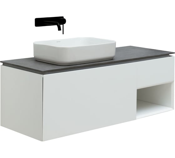 Изображение товара Тумба ALLEN BRAU 1.21006.WM INFINITY 120 L 1+1, white matt 274253 00274253