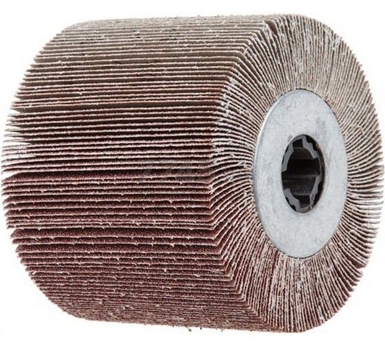Изображение товара Шлифвалик ламельный 100x120 мм, P80 WORTEX SW1012AO08019