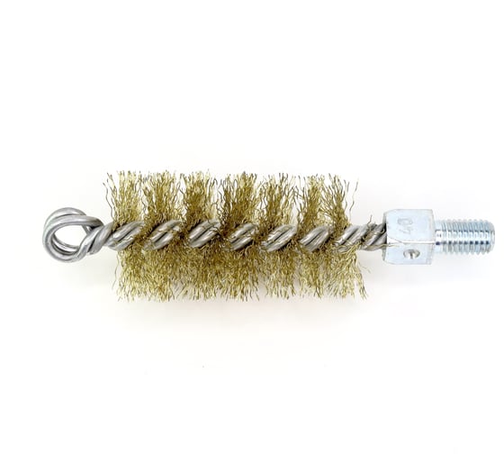 Изображение товара Ерш для очистки котлов, теплообменников, дымоходов SIT д40x95x160 латунированная сталь, 0.30, посадка М12 резьба 1954