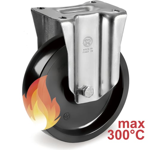 Изображение товара Колесо со стационарной опорой (80 мм; 150 кг) Tellure rota 677401