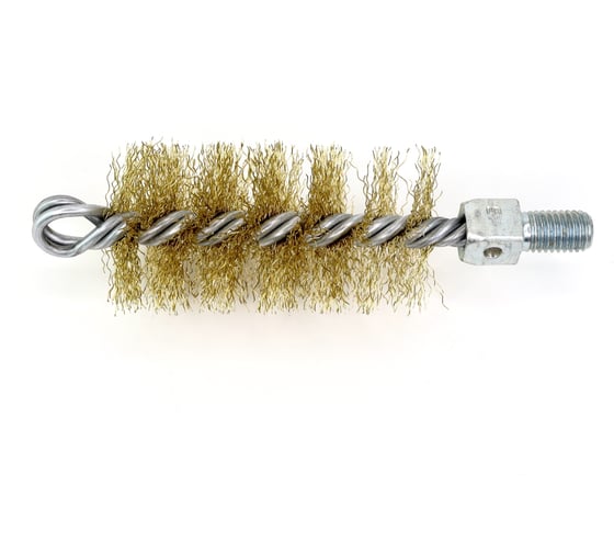 Изображение товара Ерш для очистки котлов, теплообменников, дымоходов SIT д45x95x160 латунированная сталь, 0.30, посадка М12 резьба 1955