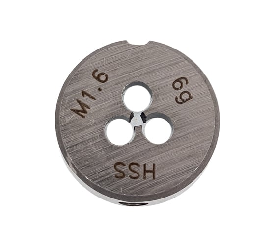Изображение товара Плашка VOELKEL М1.6 шаг 0.35мм HSS 16x5мм V27410