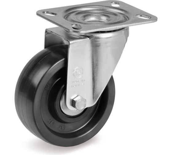 Изображение товара Колесо термостойкое поворотное Tellure rota d- 100мм, до 300С, шариковые термо подшипники, 677112