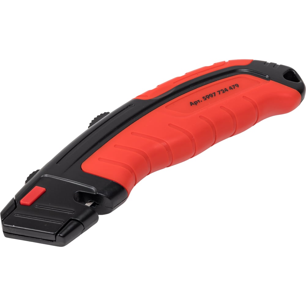 Изображение товара Профессиональный нож с сменными лезвиями MTE, трапеция, выдвижной