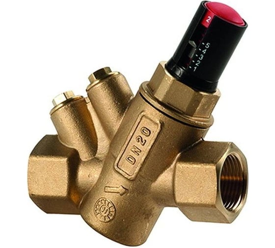 Изображение товара Клапан Giacomini R206A балансировочный, динамический, 3/4, внутр-внутр резьба, с заглушками R206ANY014