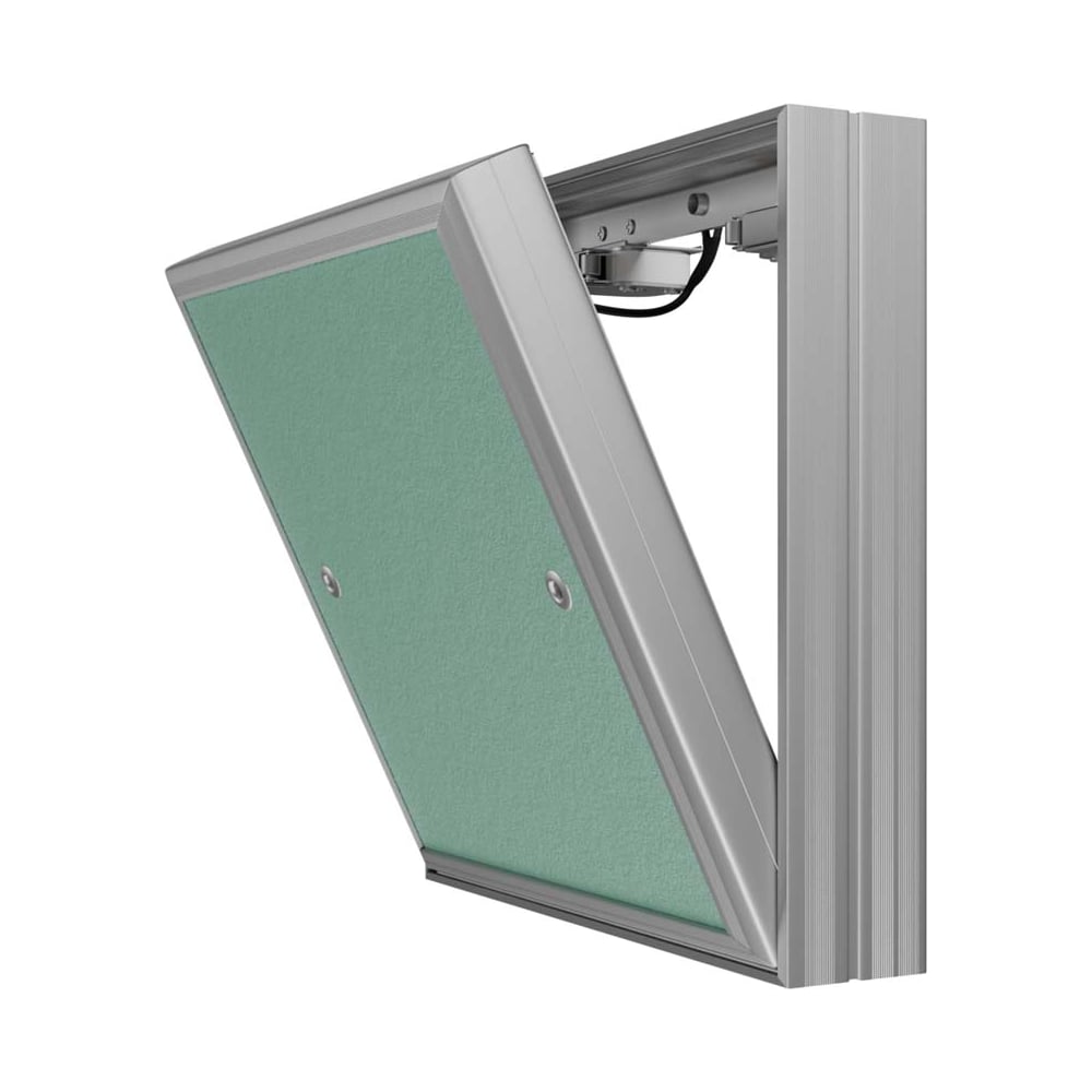 Изображение товара Ревизионный алюминиевый люк EVECS д cmo base 400x400 с съемной дверью