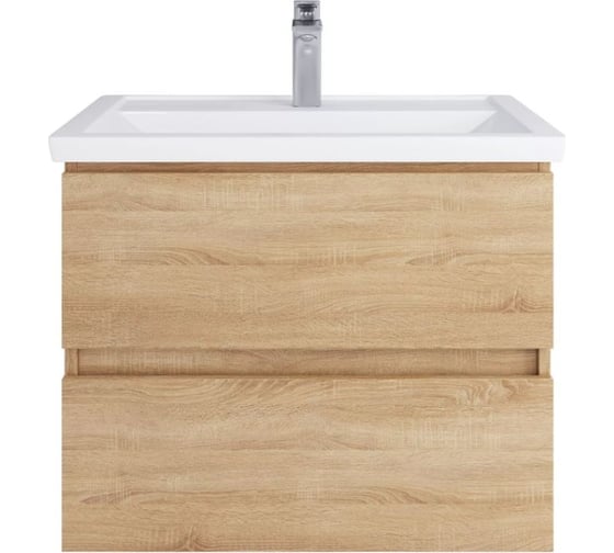 Изображение товара Подвесная тумба Sanstar тоскана 70 с раковиной фостер 70 (комплект) для ванной комнаты 393.1-1.4.1.КФОС