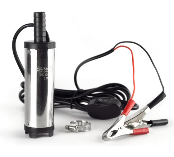 Изображение товара Погружной насос перекачки топлива (24V, D38, несъёмный фильтр) БелАК БAK.17438