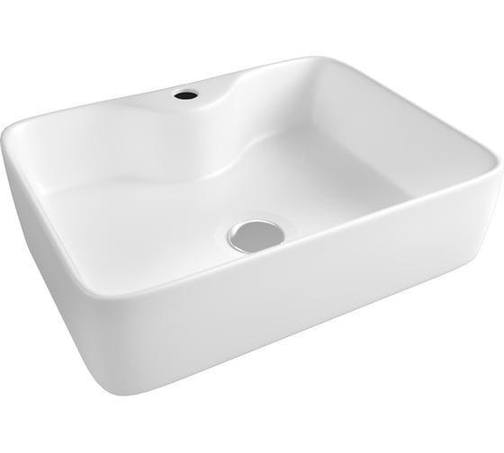 Изображение товара Раковина Teymi Helmi S 48 накладная с полочкой под смеситель, белая T50310 ЦБ-00266996