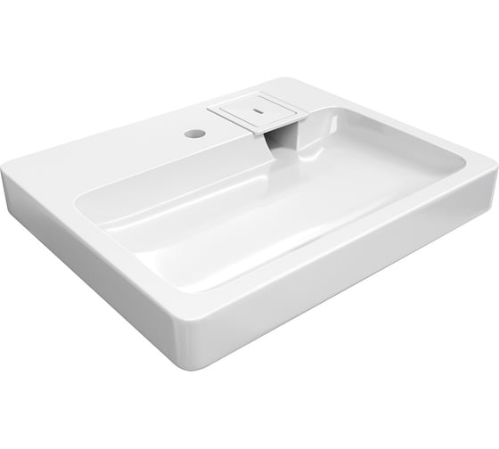 Изображение товара Раковина над стиральной машиной Teymi Kati Pro 60x50, литьевой мрамор T50411 ЦБ-00266895