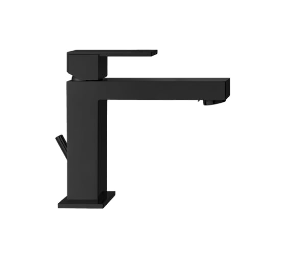 Изображение товара Смеситель для раковины Mamoli FEEL с донным клапаном, 1 отверстие Matt black 4841S140D15K