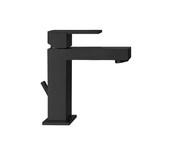 Изображение товара Смеситель для раковины Mamoli FEEL с донным клапаном,1 отверстие matt black 48410000D15K