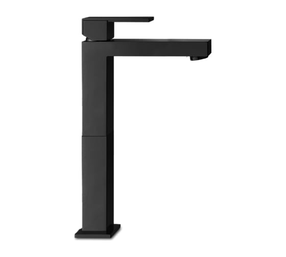 Изображение товара Смеситель для раковины Mamoli FEEL высокий, без донного клапана,1 отверстие matt black 4846S140D10K