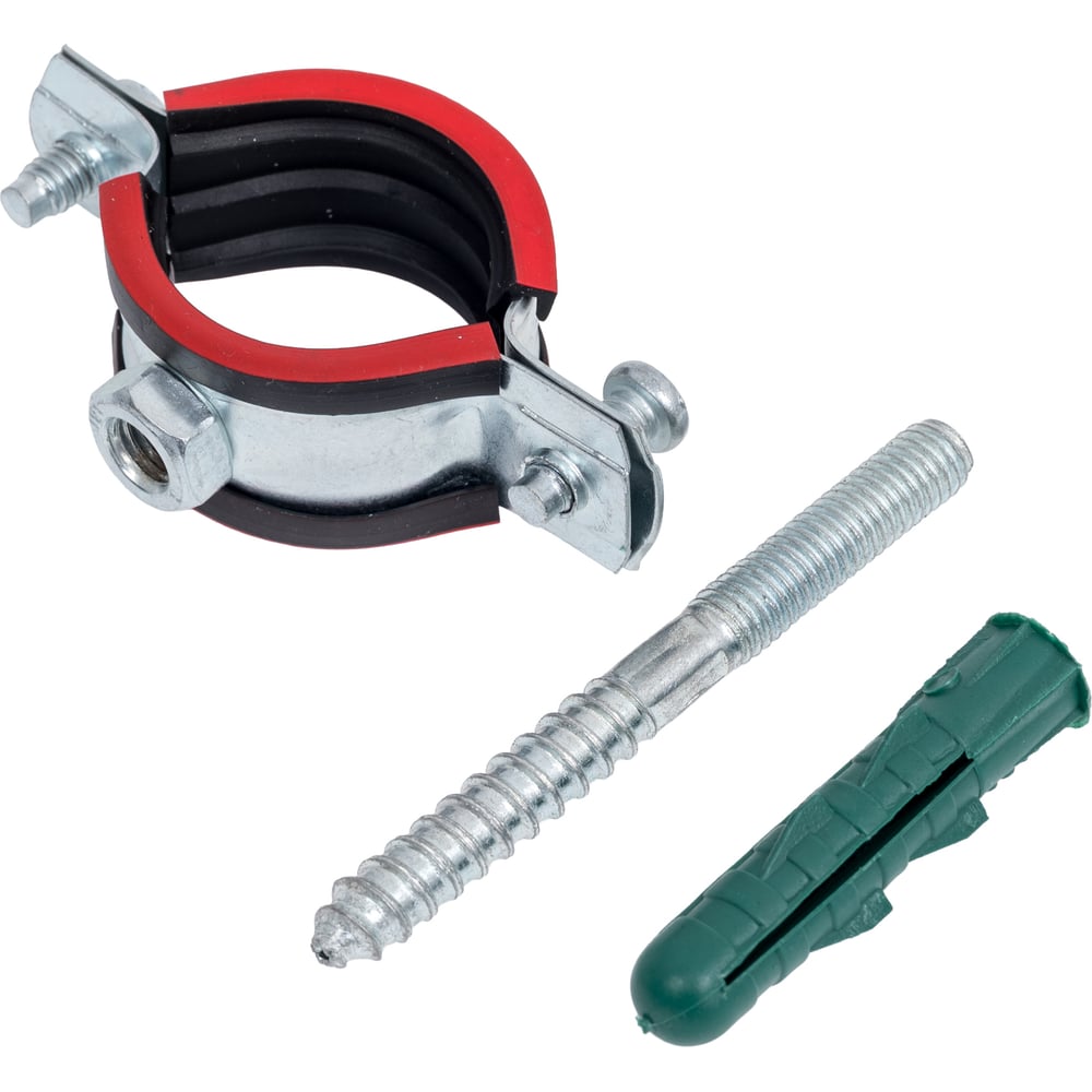 Изображение товара Сантехнический хомут с шурупом MasterProf м8 31-35 мм 5 шт