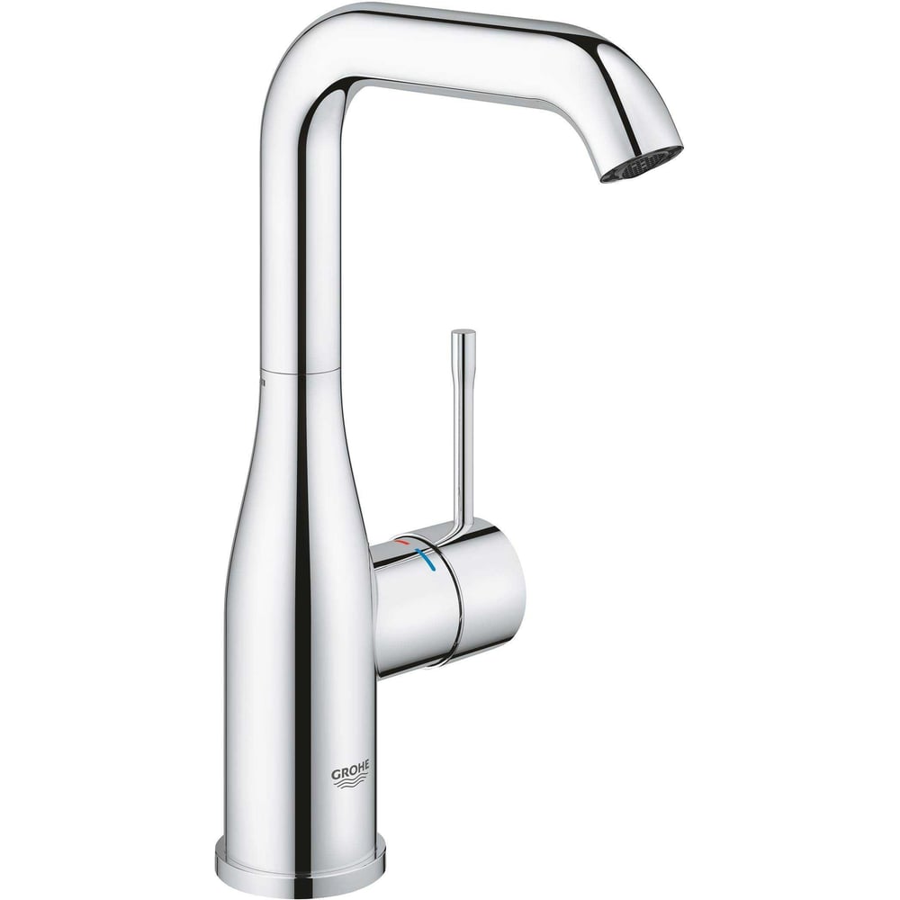 Изображение товара Смеситель для раковины Grohe Essence New с нажимным донным клапаном, размер L, хром 23799001 Изображение товара Смеситель для раковины Grohe Essence New с нажимным донным клапаном, размер L, хром 23799001