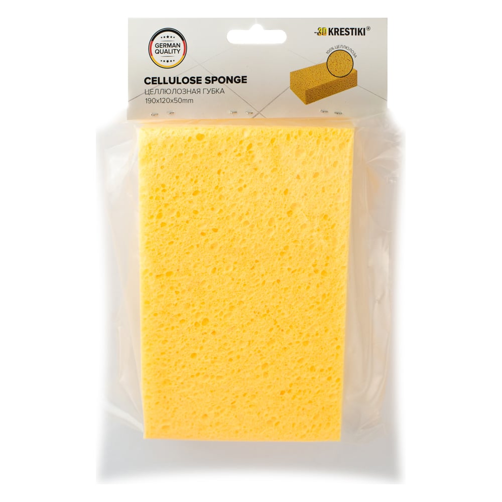 Изображение товара Целлюлозная губка 3D Krestiki 190х120х50 мм