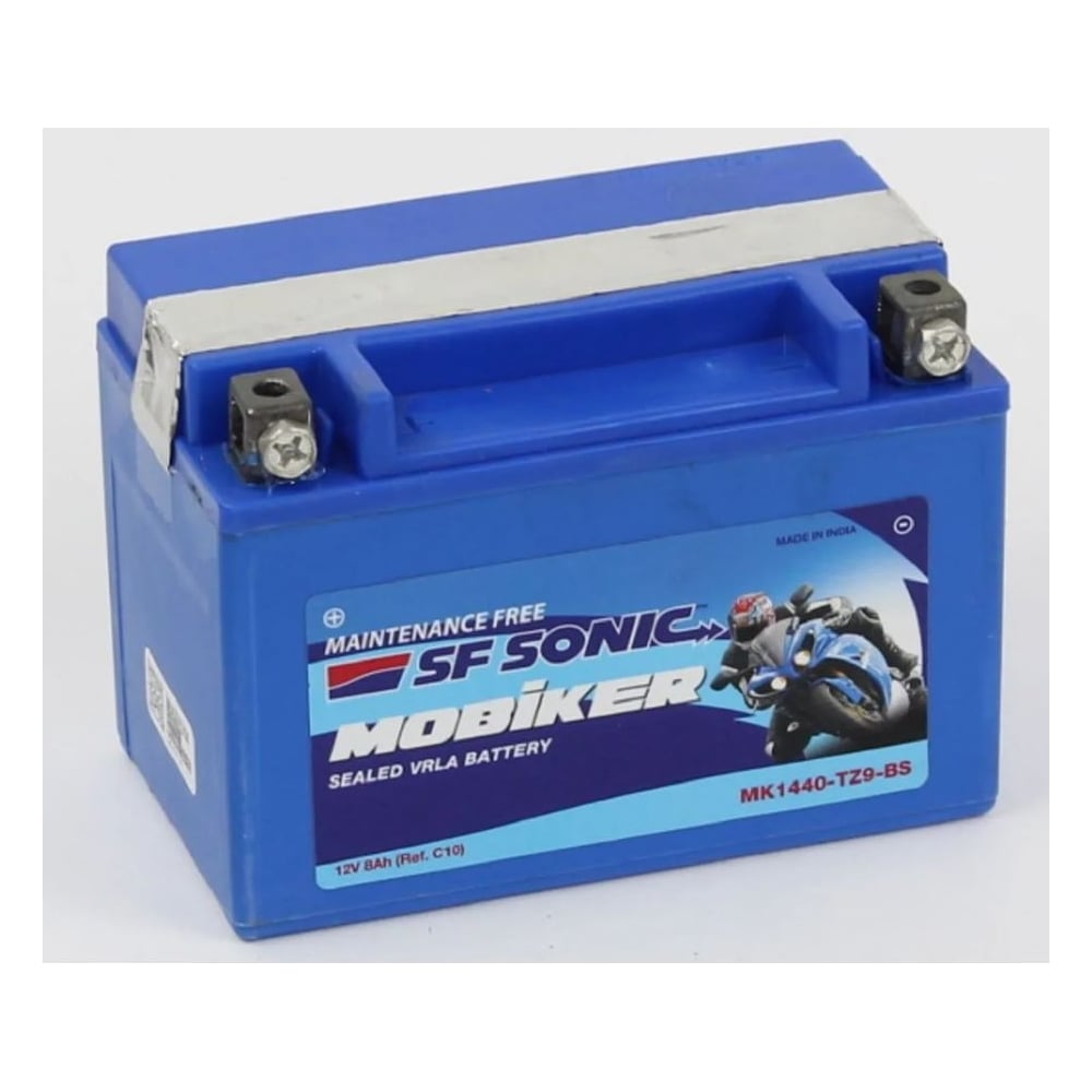 Изображение товара Аккумуляторная батарея SF Sonic Mobiker 12 В/8 Ач (tz9-bs) MK1440-TZ9-BS
