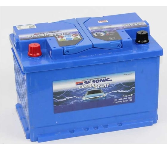 Изображение товара Аккумуляторная батарея SF Sonic 6ст-74.1 FS-DIN74R