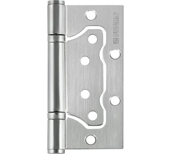 Изображение товара Универсальная петля без врезки FUARO IN4500W-BL SC (500-2BB/BL 100x2,5) матовый хром, блистер 31057