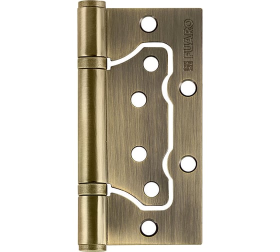 Изображение товара Универсальная петля без врезки FUARO IN4500W-BL AB (500-2BB/BL 100x2,5) бронза, блистер 31045