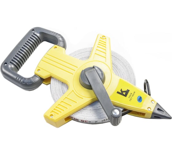 Изображение товара Рулетка 30 м Fiberglass в открытом корпусе КАЛИБРОН 106419